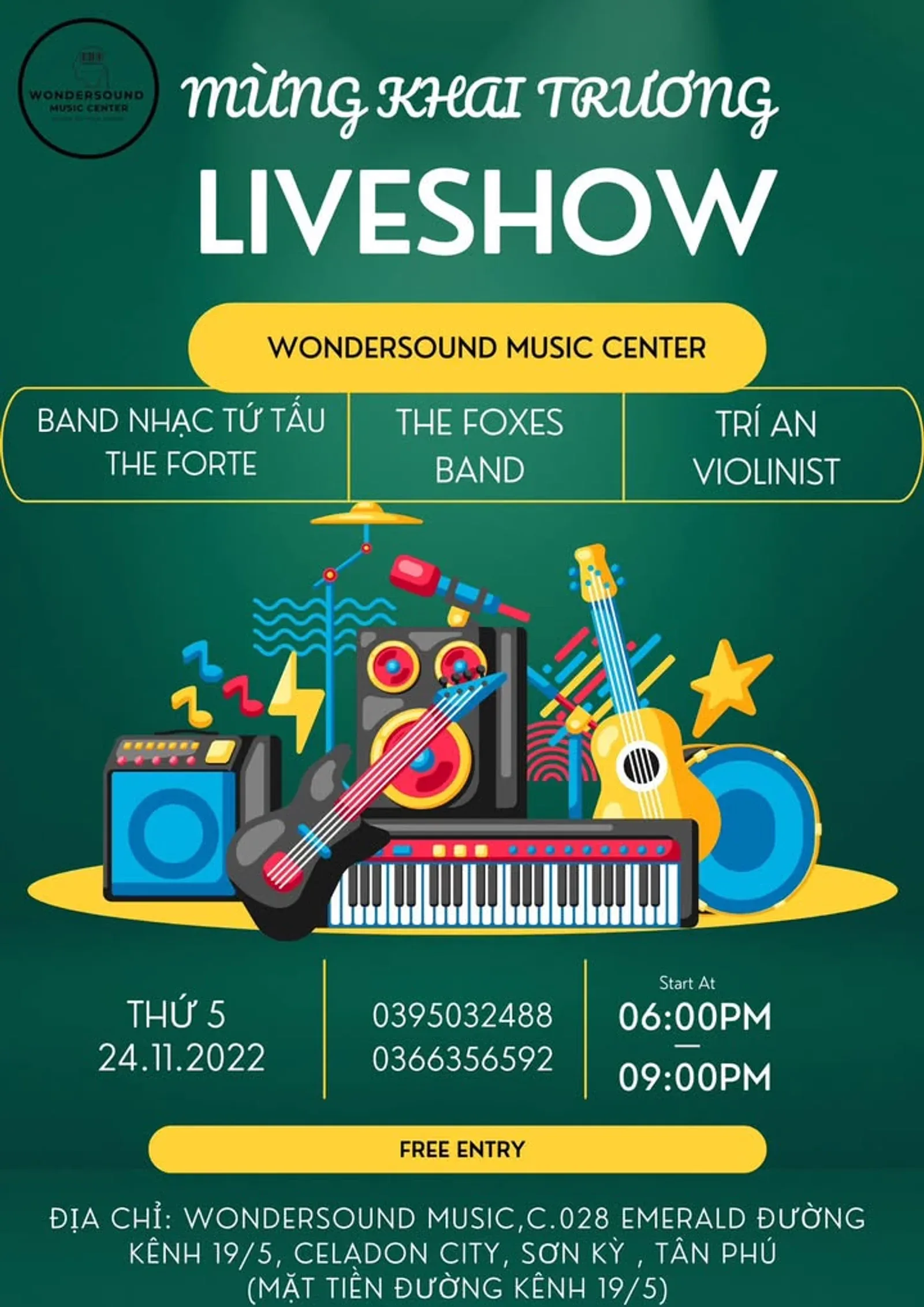 GRAND OPENING Wondersound Music School