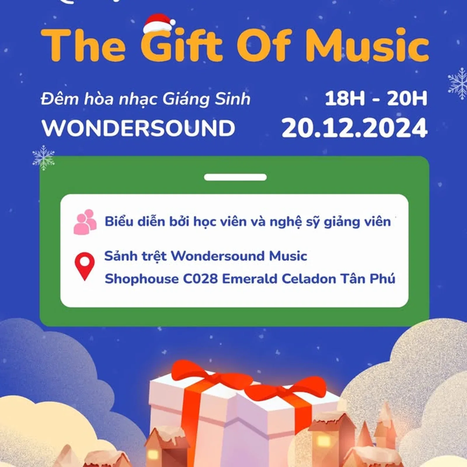 [THÔNG BÁO CHƯƠNG TRÌNH GIÁNG SINH]