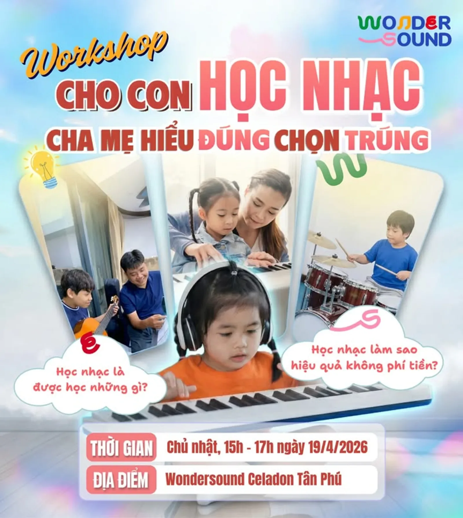 Cha mẹ cho con học đàn — Có thực sự hiểu con đang học gì?