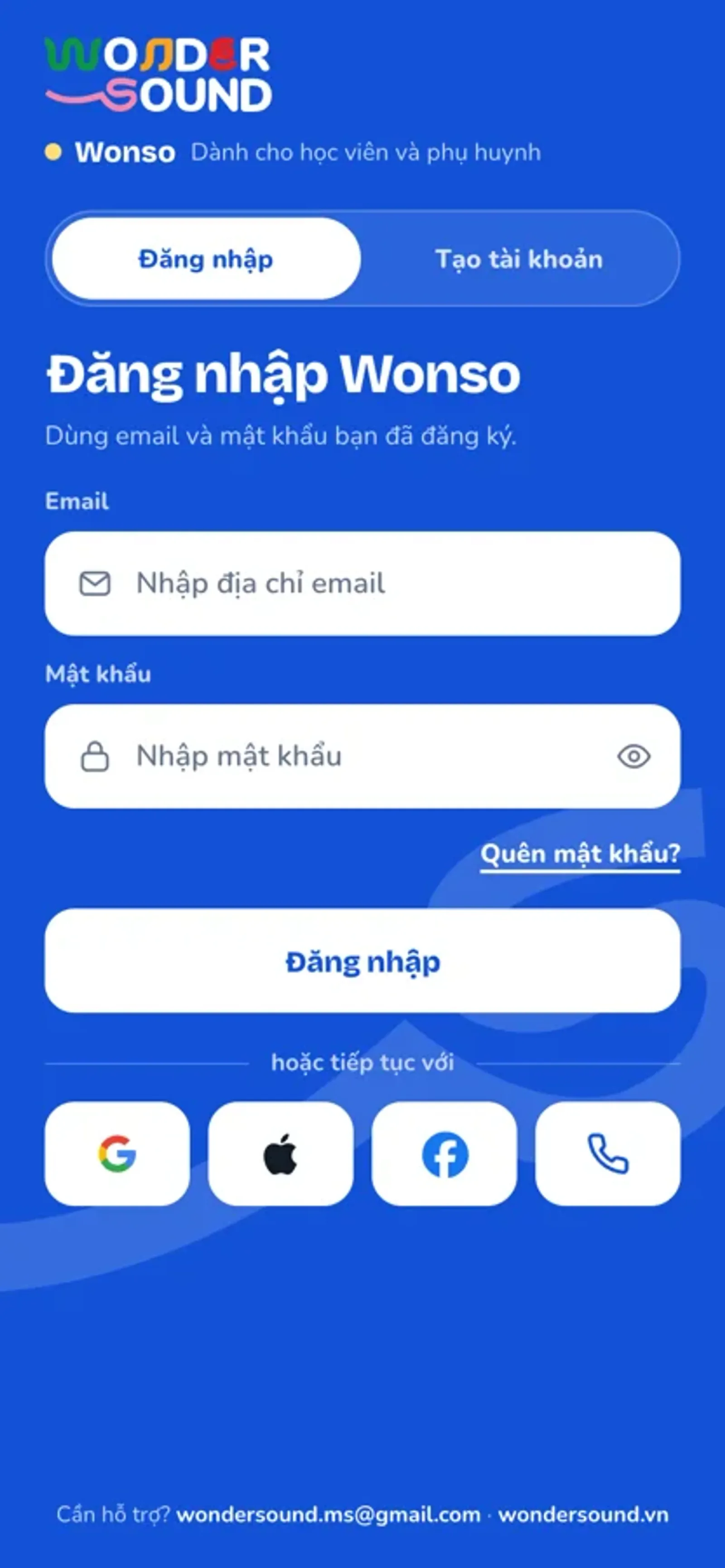 Ra mắt app Wonso: công cụ luyện tập miễn phí